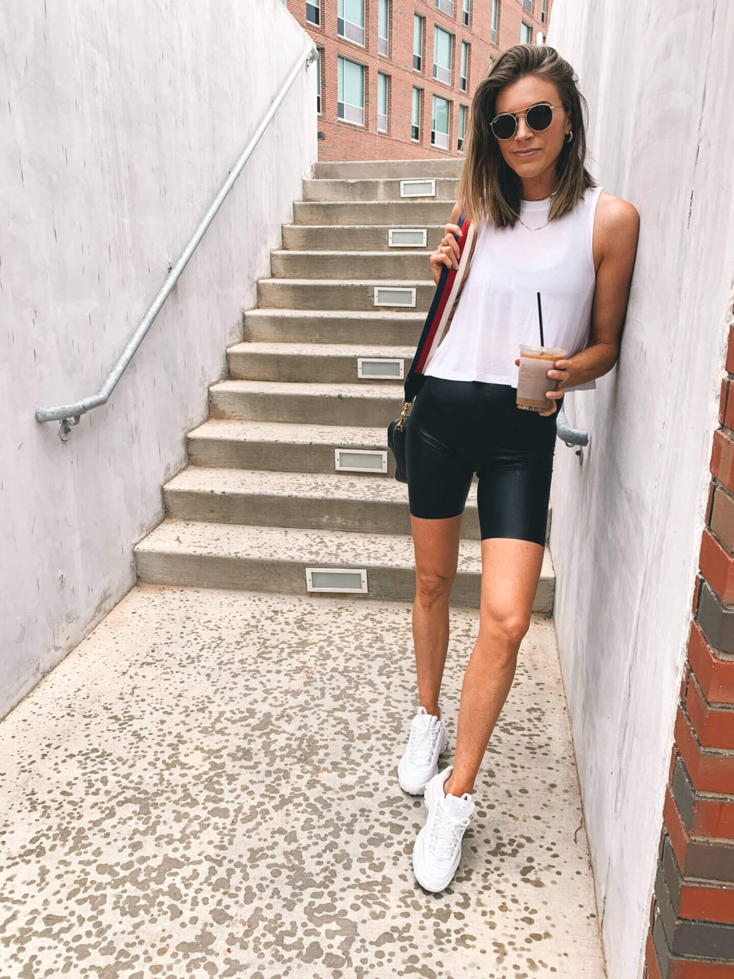 how to pull off the chunky sneaker trend - Claire Guentz